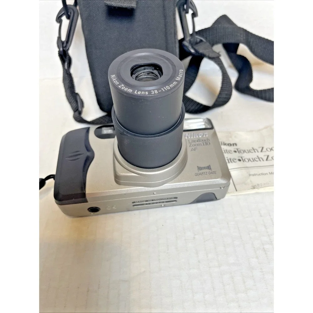 Nikon Lite-Touch Zoom 110 AF 35mm Point & Shoot TESTED & WORKS/NEW BATTERY &Case